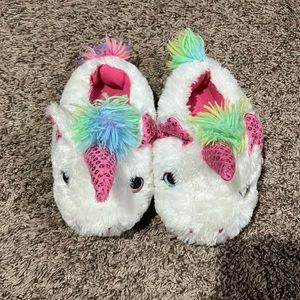 Unicorn slippers